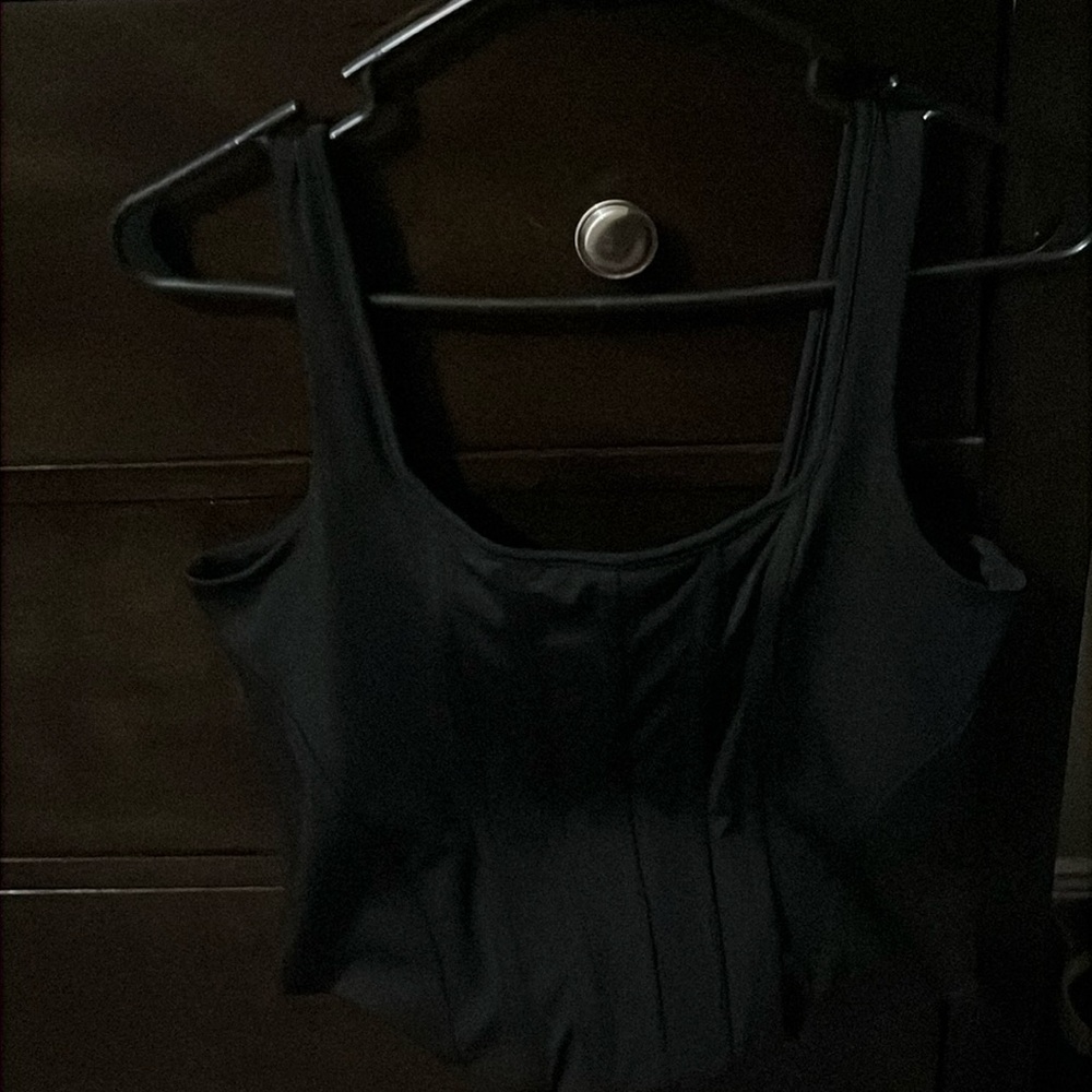 NWT Express black corset tank top